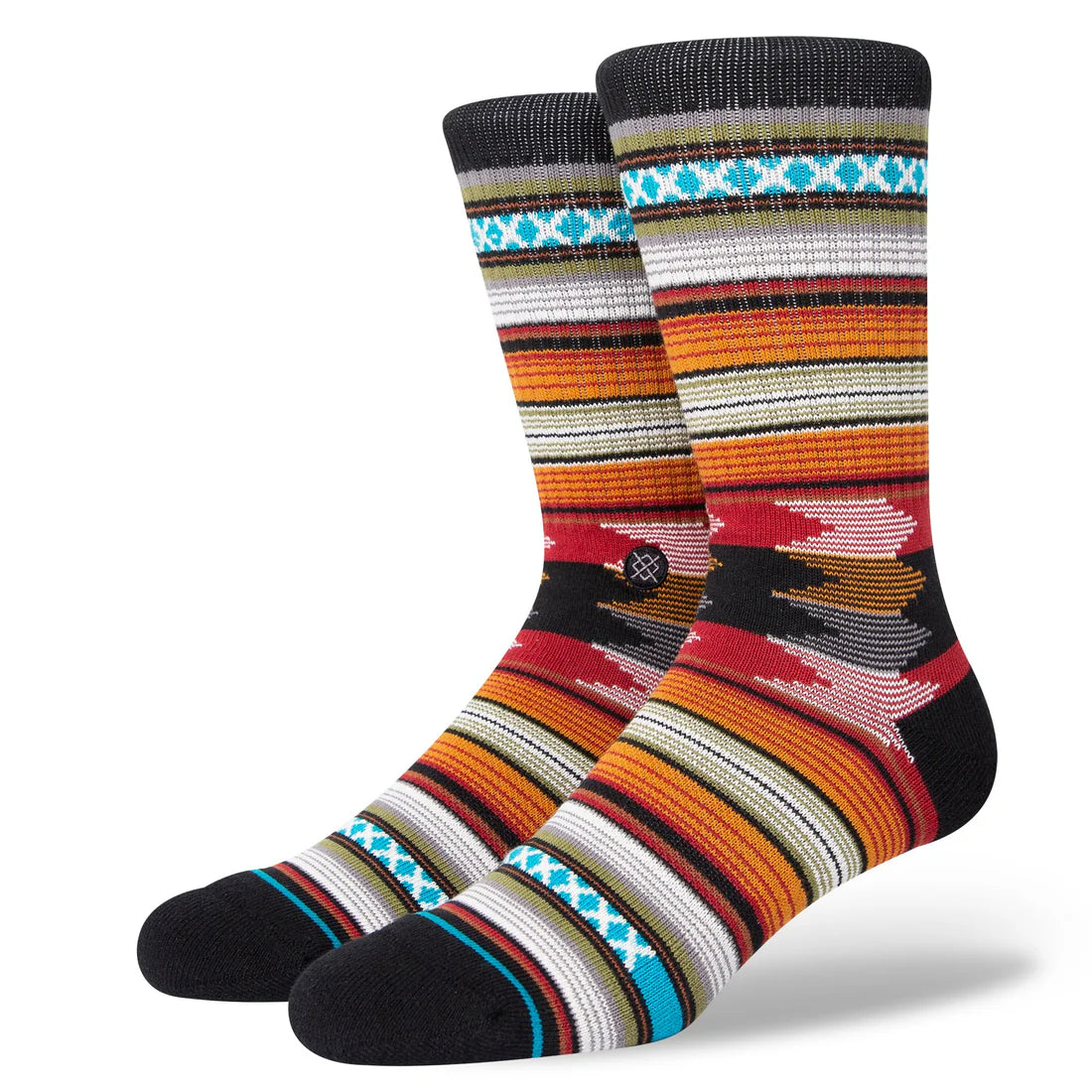 Stance Calcetines Baron Crew - Black