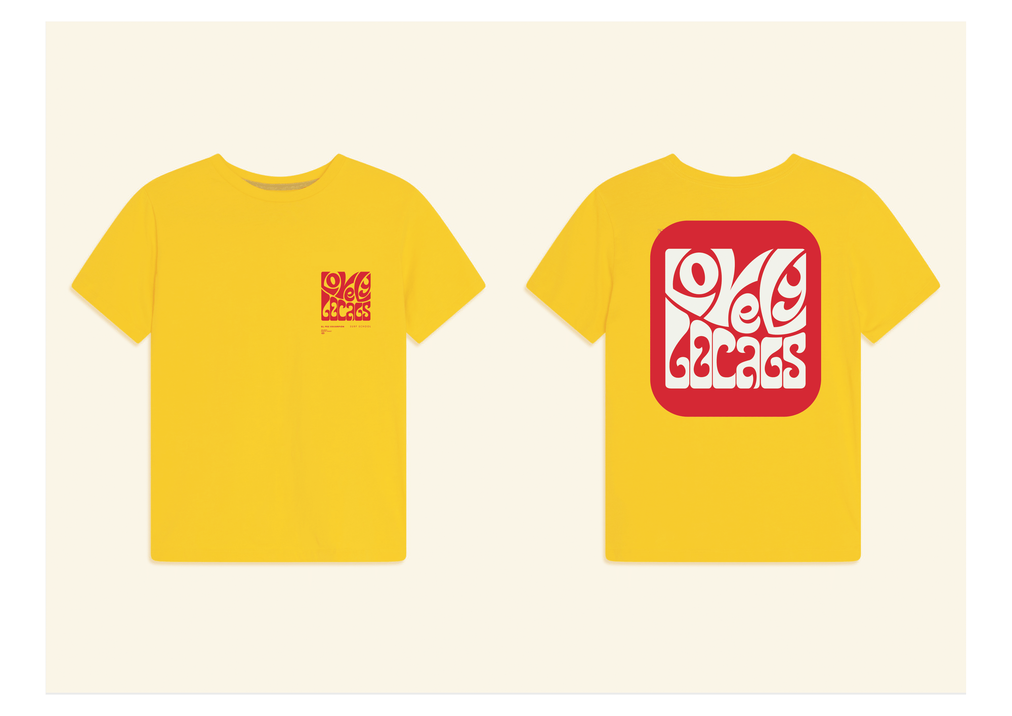 El Pez Escorpión Camiseta "Lovely T-Shirt" - Amarillo