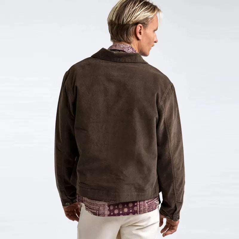 Rhythm Cazadora Corduroy Trucker - Coffee