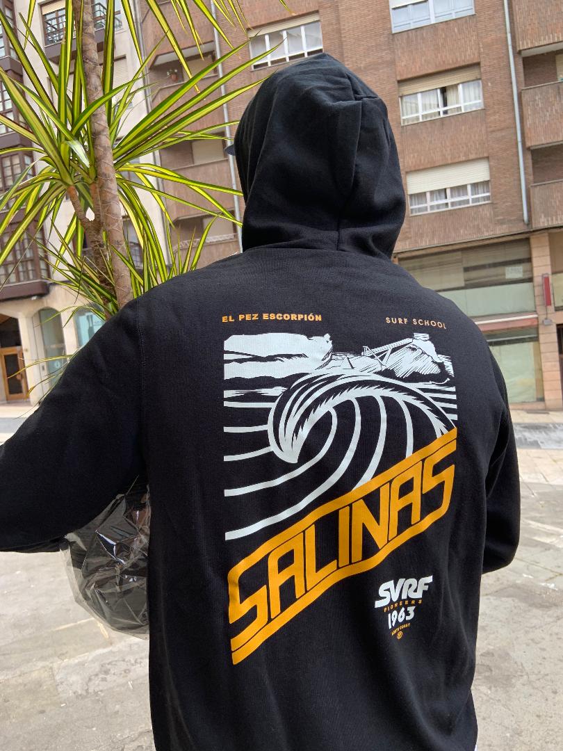 El Pez Escorpión Sudadera "Pioneers Hood" - Negra